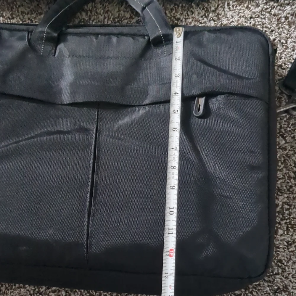 Black Men's Laptop Briefcase Bag